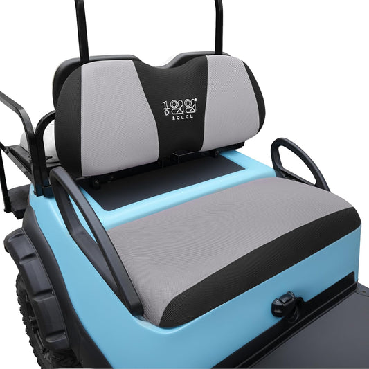 10L0L Golf Cart Seat Covers Universal for Yamaha Club Car Precedent Standard Front Seats, Breathable Mesh Bench Seat Cover, No Drilling Seat Cushion, All-Season Comfort Cool in Summer & Warm in Winter