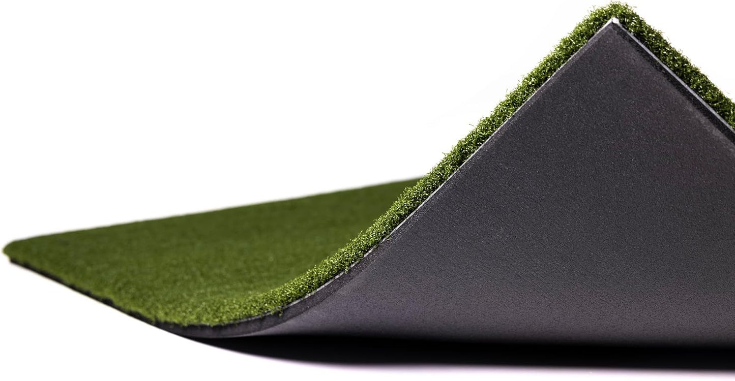 Dura-Pro Premium Turf Indoor/Outdoor Golf Mat. Bonus Tray + 3 Tees