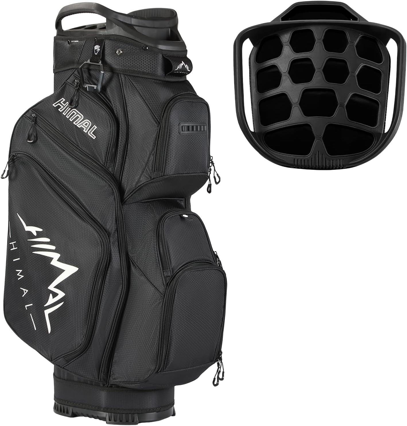 14-Way Golf Cart Bag, Full Length Premium Golf Bag for Men with Cooler Pocket, Handles and Rain Cover