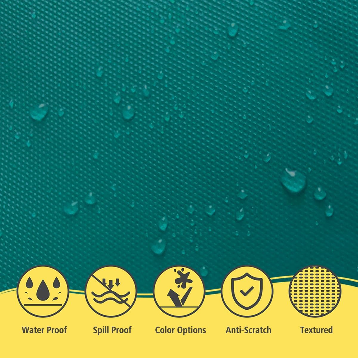 Plastic Teal Tablecloths 3 Pack Disposable Table Covers 54 x 108 Inches Pitch Onyx Teal Table Cloths for Parties Birthdays Weddings Anniversary BBQ Picnic, Fits 6 to 8 Foot Rectangle Tables