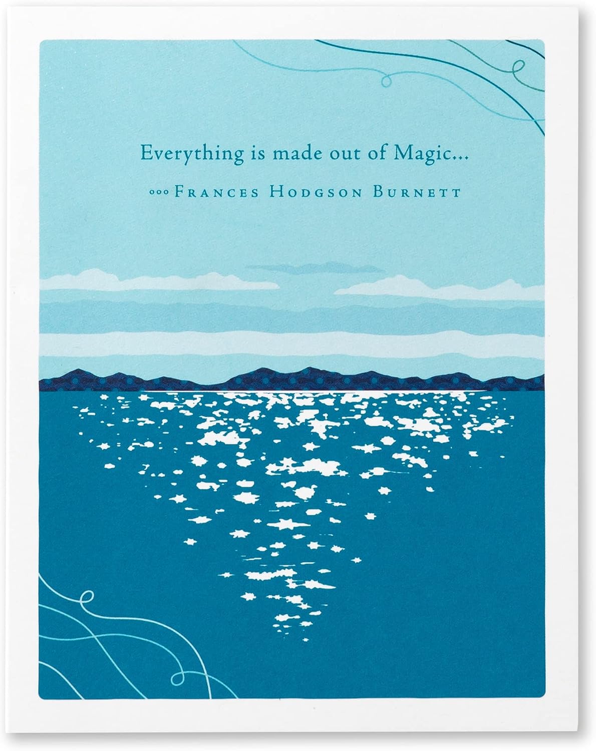 Compendium Positively Green 4-Pack of Birthday Cards – Landscapes (Four Different Designs, One Card Each, with Envelopes)