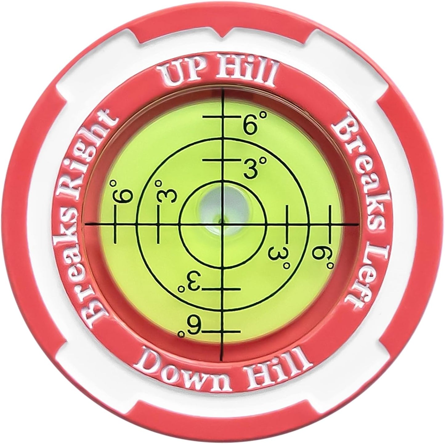 GreenNav Pro-High Precision Golf Green Reader & Golf Ball Marker with Horizontal Bubble Level, Essential Slope & Putt Line Reading Aid, Golf Accessories for Men Women