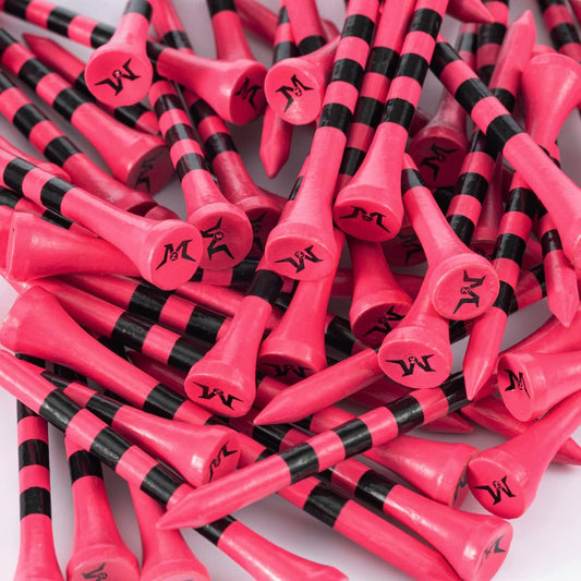 MAZEL Natural Wood/Bamboo Golf Tees 2 3/4 Inch & 3 1/4 Inch,Pack 50 or 120,Reduce Friction & Side Spin,More Stable Golf Tees