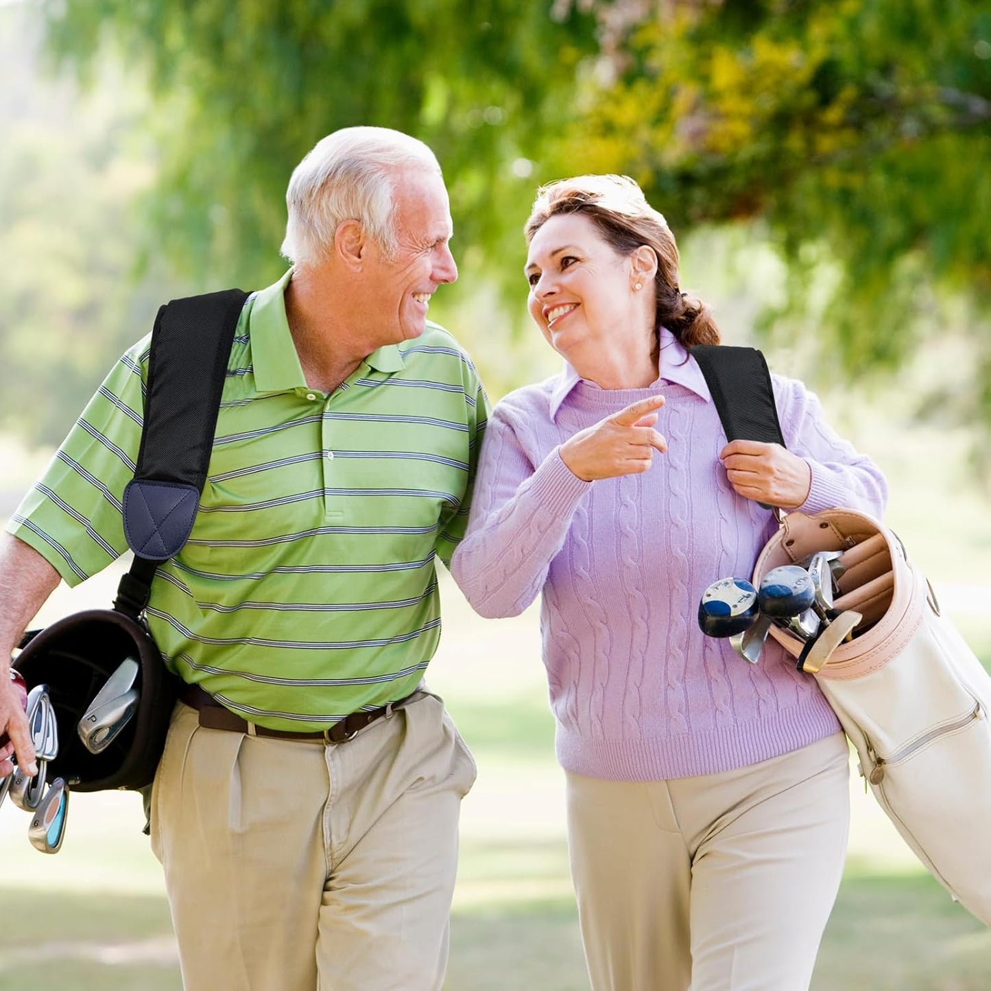 barudan golf Bag Strap Replacement Universal Single Shoulder Strap fits for All Brand Golf Bags