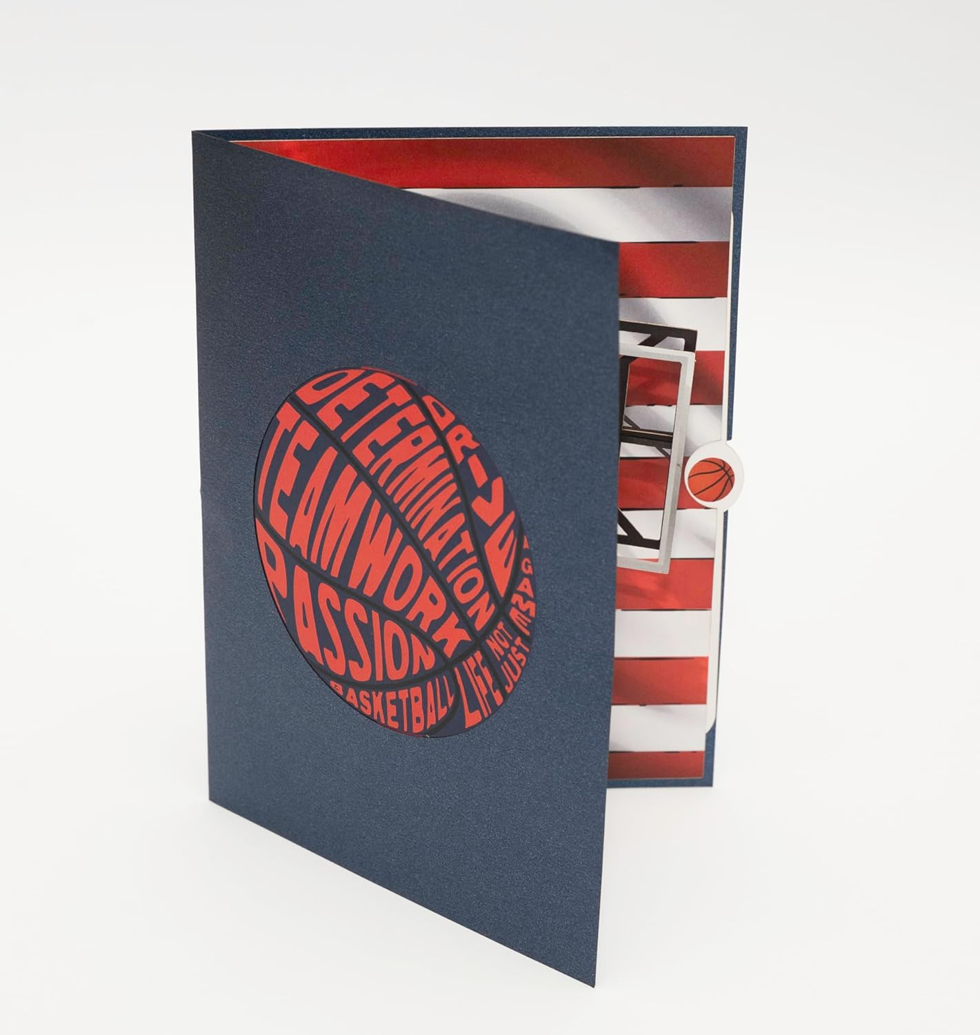 3D Popup Card of Basketball Player, Paper Art & Handicraft, Greeting Card, Birthday, Anniversary, Christmas, Fathers Day Card, Handmade Gift For Him, Men, Dad, Son, Boyfriend, Husband