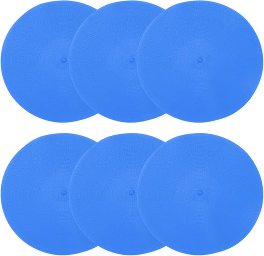 PATIKIL Spot Markers, Non-Slip Floor Dots Agility Markers Flat Field Cones Poly Dots for Gym PE Speed Training Dance Soccer Basketball Sports