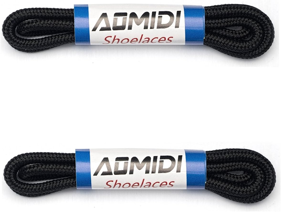 2 Pair Shoelaces Round Athletic Shoes Lace for Boot Laces Shoelaces and Multiple Shoe Types Replacements