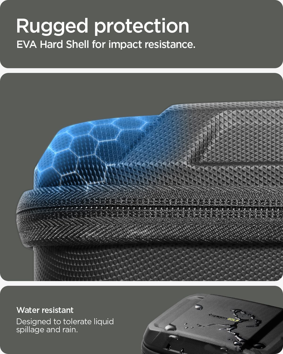 Spigen Golf Essentials Organizer Pouch - Golf Accessories/Valuables Holder and Case Fits Balls, Tees, Markers, Gloves