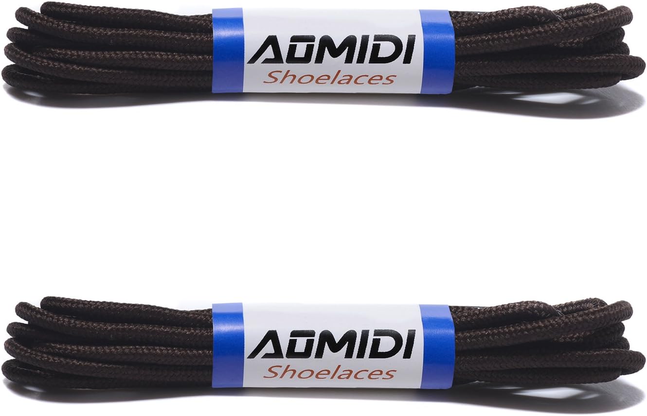 2 Pair Shoelaces Round Athletic Shoes Lace for Boot Laces Shoelaces and Multiple Shoe Types Replacements