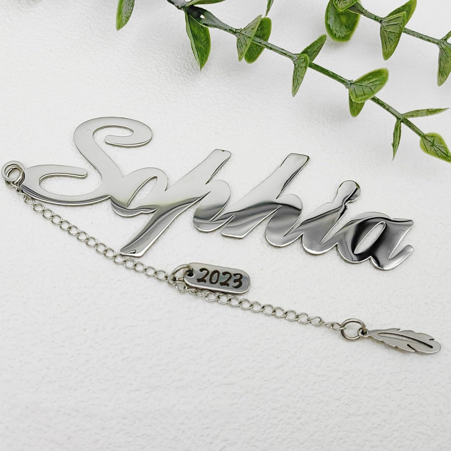 Custom Name Bookmark Personalized Stainless Steel Name Metal Bookmarks Unique Gift for Book Lovers Gift for Graduation Retirement Birthday Anniversary Christmas