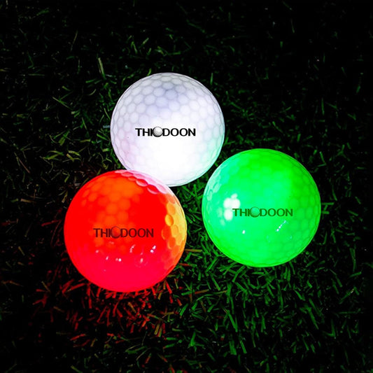 THIODOON Glow in The Dark Golf Balls Light up Night Led Golf Balls Gift Sets for Men Kids Women