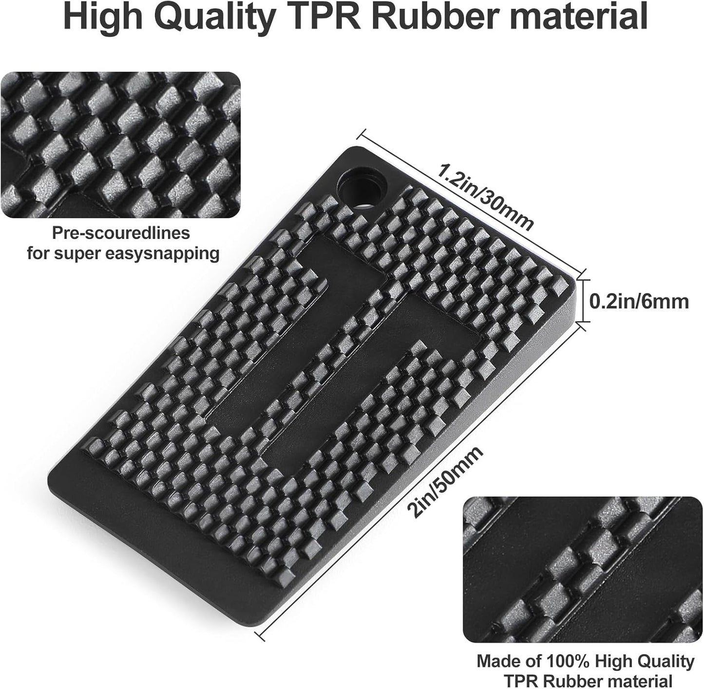 40 Pack Furniture Levelers Pads, Flexible Rubber Table Leveling Shims for Home Improvement - Level Wedges,Cabinet Shims、Chair Shims、Table Leg Leveler, Waterproof Non-Slip, Stackable