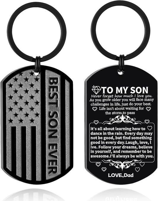 Football/Baseball/Soccer/Basketball Keychain for Men First Communion Baptism Confirmation Mens Gifts