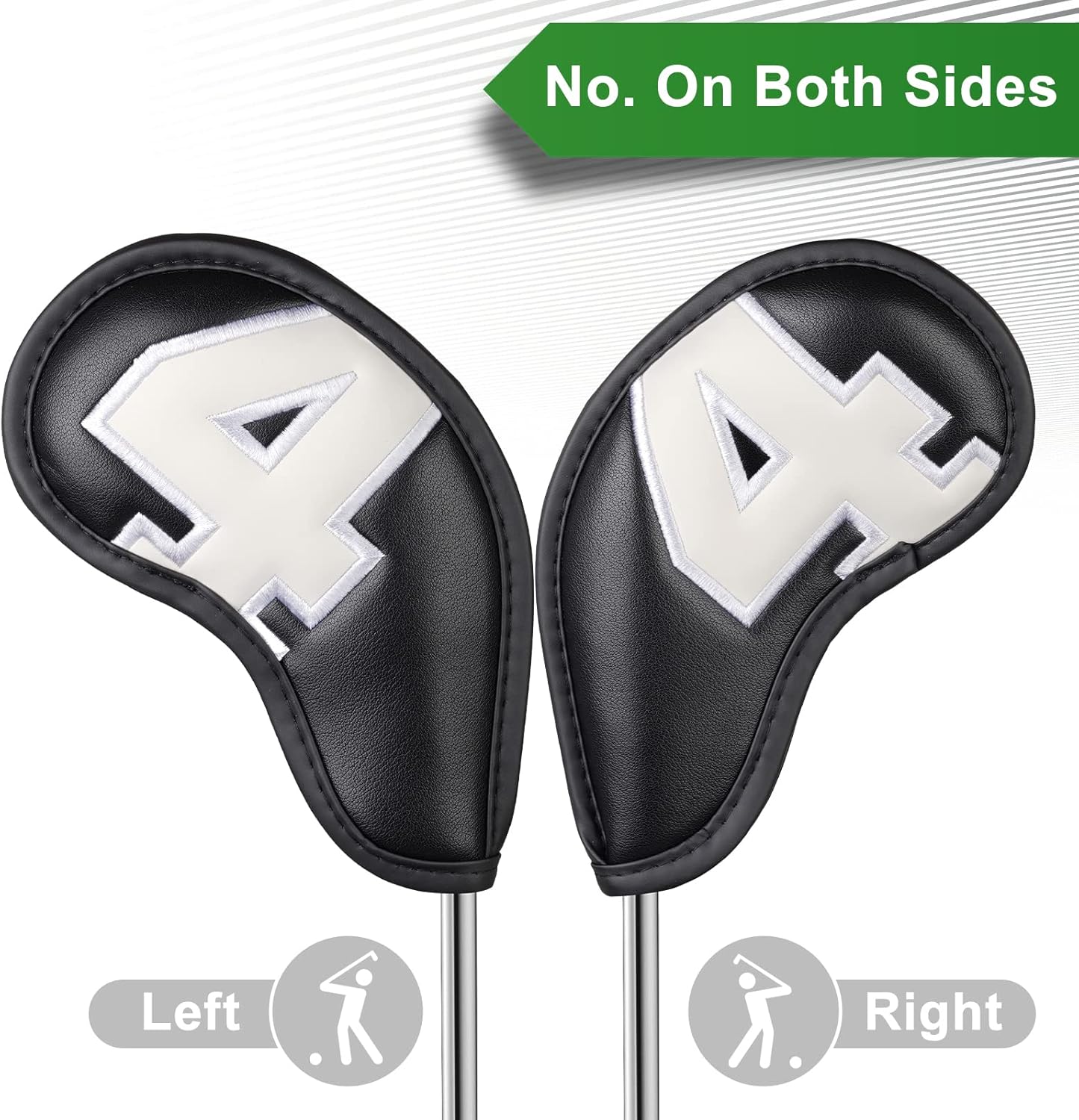 Craftsman Golf Magnetic Iron Headcovers Protective Cover with Large No. Available for Customize Name