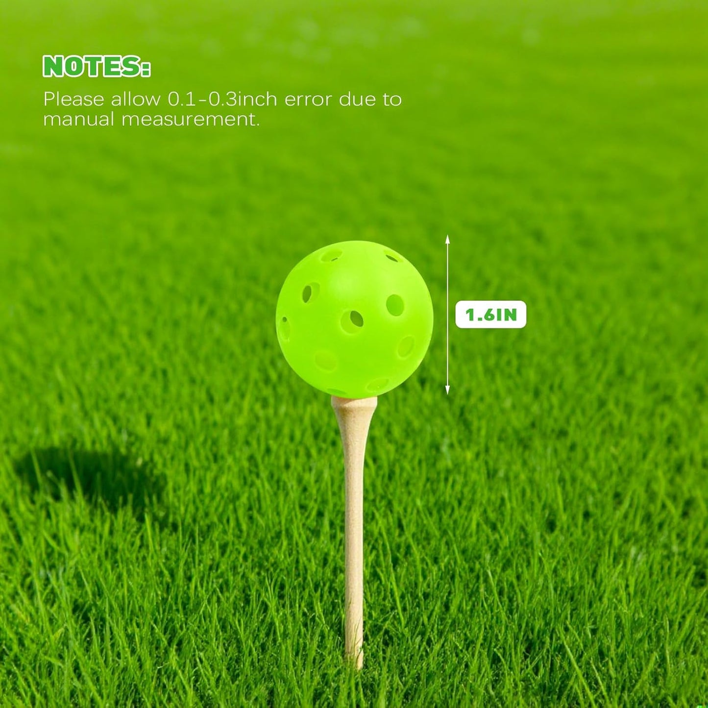 Plastic Golf Balls Practice Limited Flight Golf Training Ball Hollow Swing Practice Indoor Golf Balls with Mesh Drawstring Bag for Backyard Driving Range or Outdoor