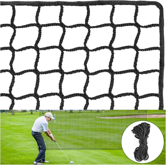 NQB Golf Practice Net with Steel Hanging Kit & Nylon Rope, Hitting Net for Multiple Sports