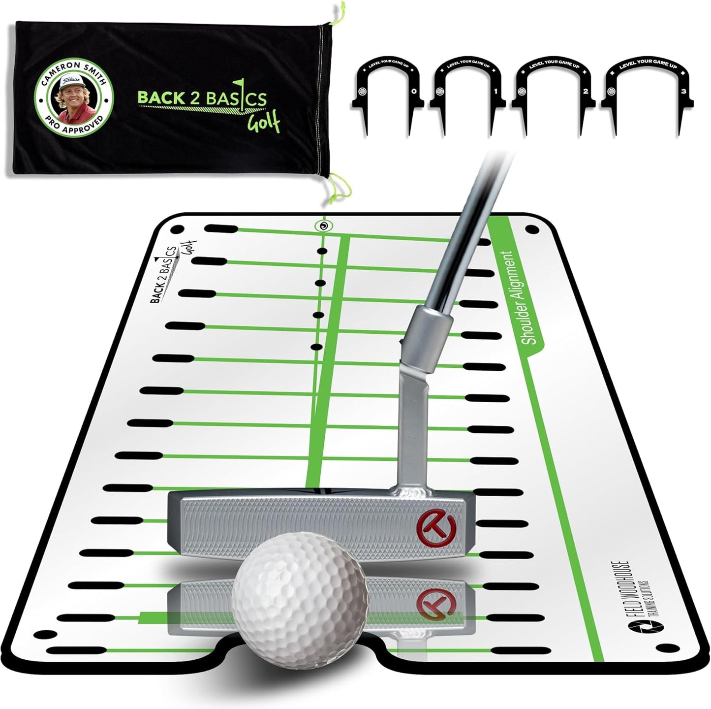 Golf Putting Mirror - Golf Training Aids for Men & Women - Pro-Approved Pro Path Putting Training Aid, for Indoor & Outdoor