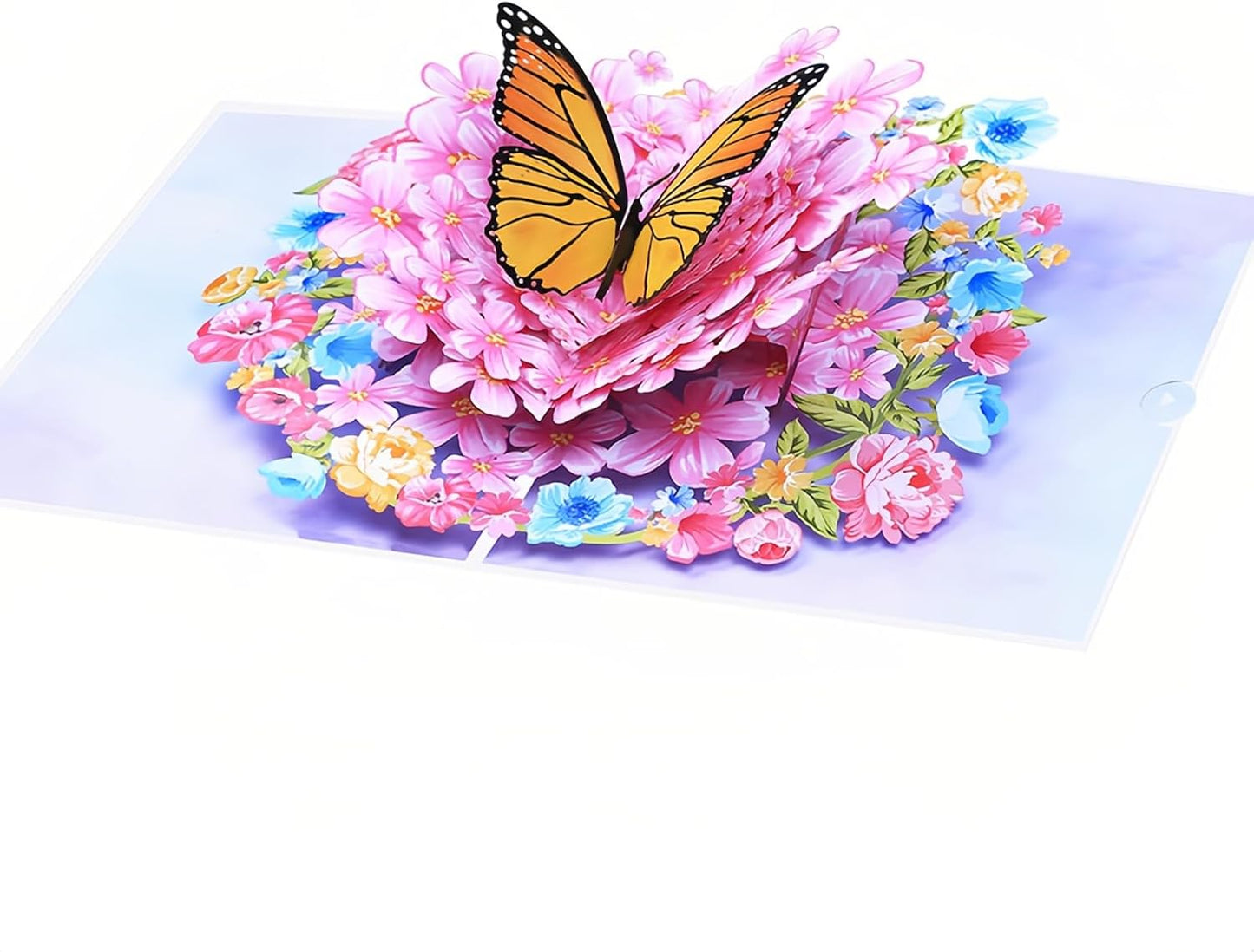 Steelhill 3D Pop Up Cards,Flower Greeting Cards for Women,Valentines Day Gifts Cards for Kids School,Card with Envelope for Mother's Day Thinking of You Card for Wife,Girlfriend(Flower card)