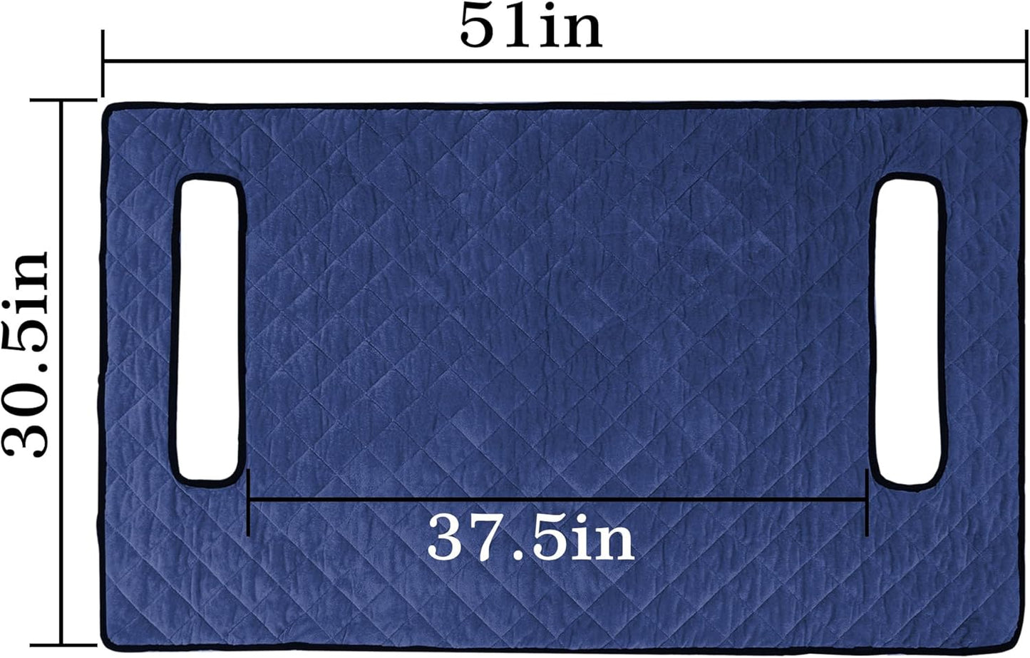 YOKYHOM Golf Cart Seat Covers, Golf Cart Seat Towel Blanket, Short Plush Surface, Soft and Comfortable, Suits EZGO, Yamaha, Club Car and Other 2-Seat Golf Carts, 51"x 30.5", Blue Black