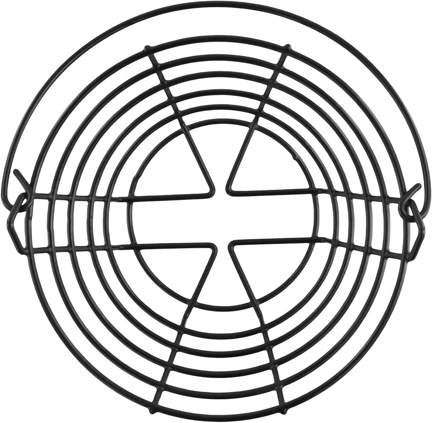 HAKZEON 2 PCS Stainless Metal Golf Ball Basket, Holds 100 Balls Golf Ball Container Bucket, Golf Container with Handle