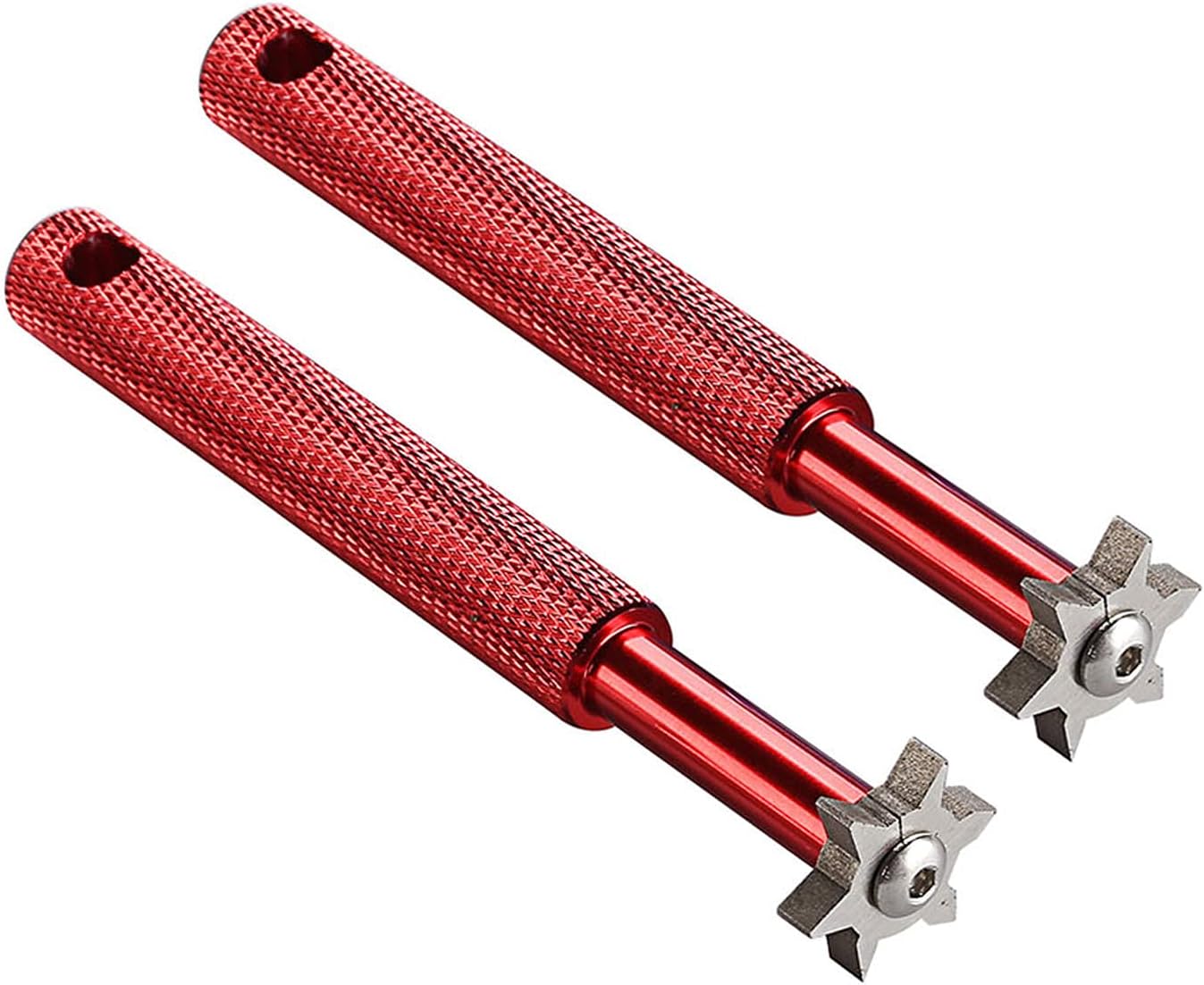 Sword &Shield sports Golf Club Groove Sharpener Tool Golf Club Re-Grooving Cleaning Tool 6-Tip for Optimal Backspin and Ball Control with Wedges and Utility Clubs