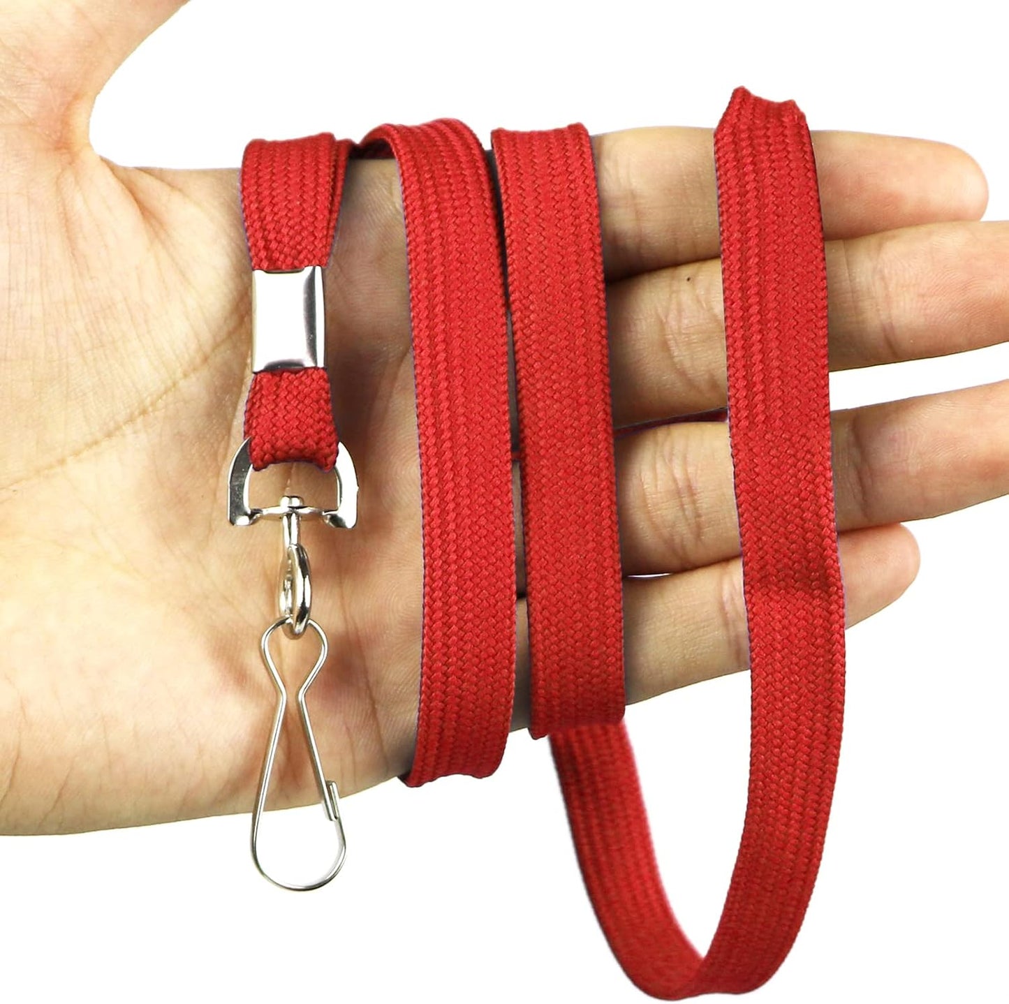 Bird Fiy Lanyard 100 Pack Bulk Badge Lanyards for ID Badges Neck Cruise Name Tag ID Holder