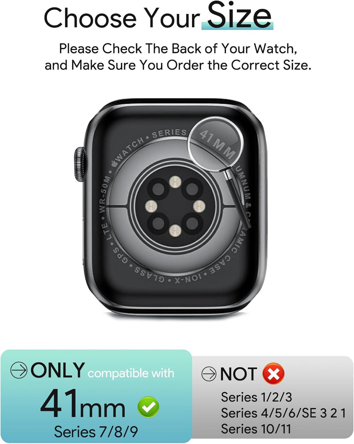 JR.DM 41mm 2 Pack Hard PC Case with HD Tempered Glass Screen Protector for Apple Watch Series 9/8/7, Slim Guard Bumper Full Coverage Protective Anti-Scratch Face Cover for iWatch, Black+ Black