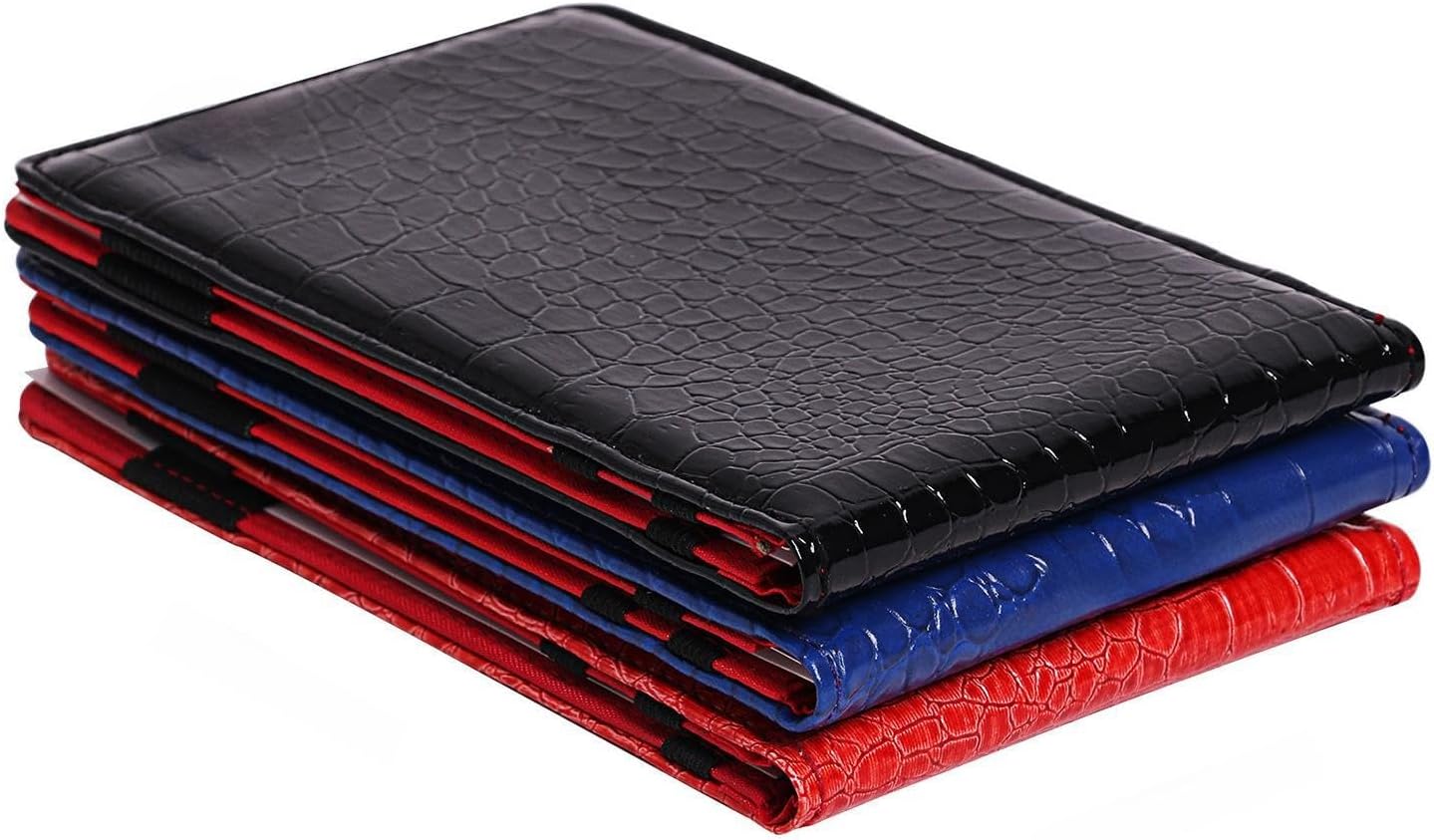 Golf Scorecard Book Pocket Yardage Book Holder Score Card Cover Men Women Portable Golf Accessories Golf Scorecard Holder