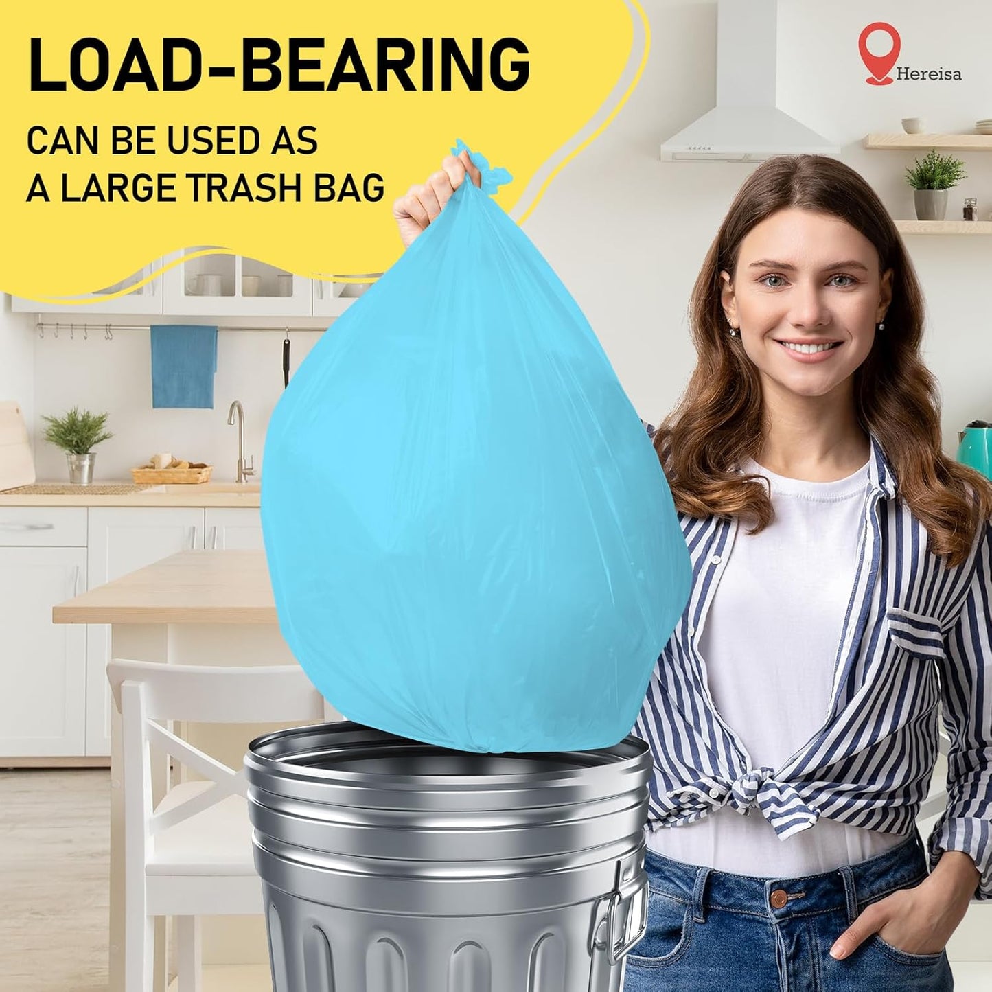 Plastic Light Blue Tablecloths 3 Pack Disposable Table Covers 54" x 108" Sky Blue Table Cloths for Gender Reveal Parties Baby Shower Engagement Wedding, Fits 6 to 8 Foot Rectangle Tables