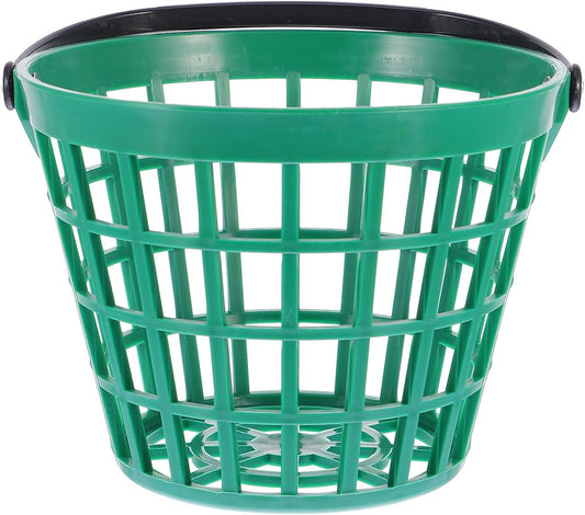 HOMSFOU Golf Ball Range Basket with Handle 1pc Golf Bucket Ball Holder Storage Basket Can Hold 25 Balls
