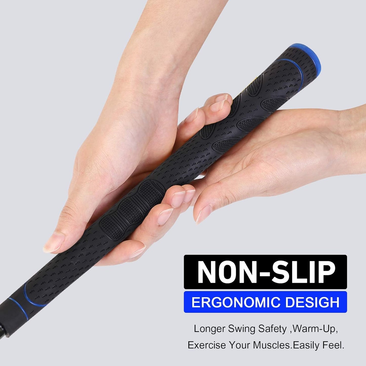 Golf Swing Trainer Aid and Correction for Strength Grip Tempo & Flexibility Training Suit for Indoor Practice Chipping Hitting Golf Accessories