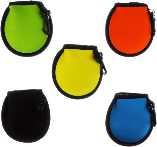 5 Pack Portable Pocket Golf Ball Washer Golf Ball Cleaner Pouch