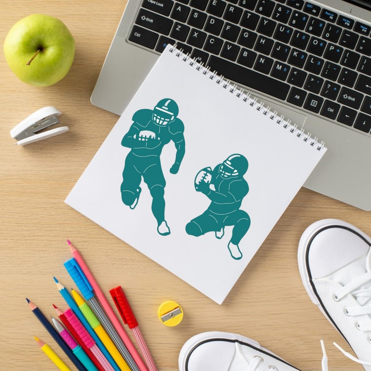 GLOBLELAND Rugby Player Cutting Dies for Card Making Rugby Cut Die for DIY Scrapbooking Journal Embossing Paper Craft Decor