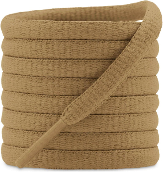 DELELE 2Pair Oval Shoes laces 42 Colors Half Round 1/4" Athletic ShoeLaces for Sport/Running Shoes Shoe Strings