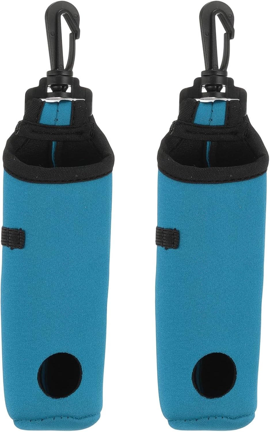 uxcell Golf Ball Carry Bag, Waist-Mounted Storage Bag Neoprene Golf Tee Holder Pouch with Lightweight Hook for Men and Women