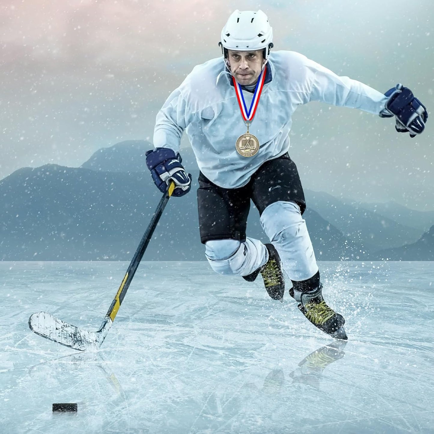 Remuuly 30 Pcs Gold Medals Bulk 2'' Basketball Soccer Baseball Volleyball Football Lacrosse Kickball Cheer Bowling Trophy Medals for Awards for Sports Participation Winner Gift