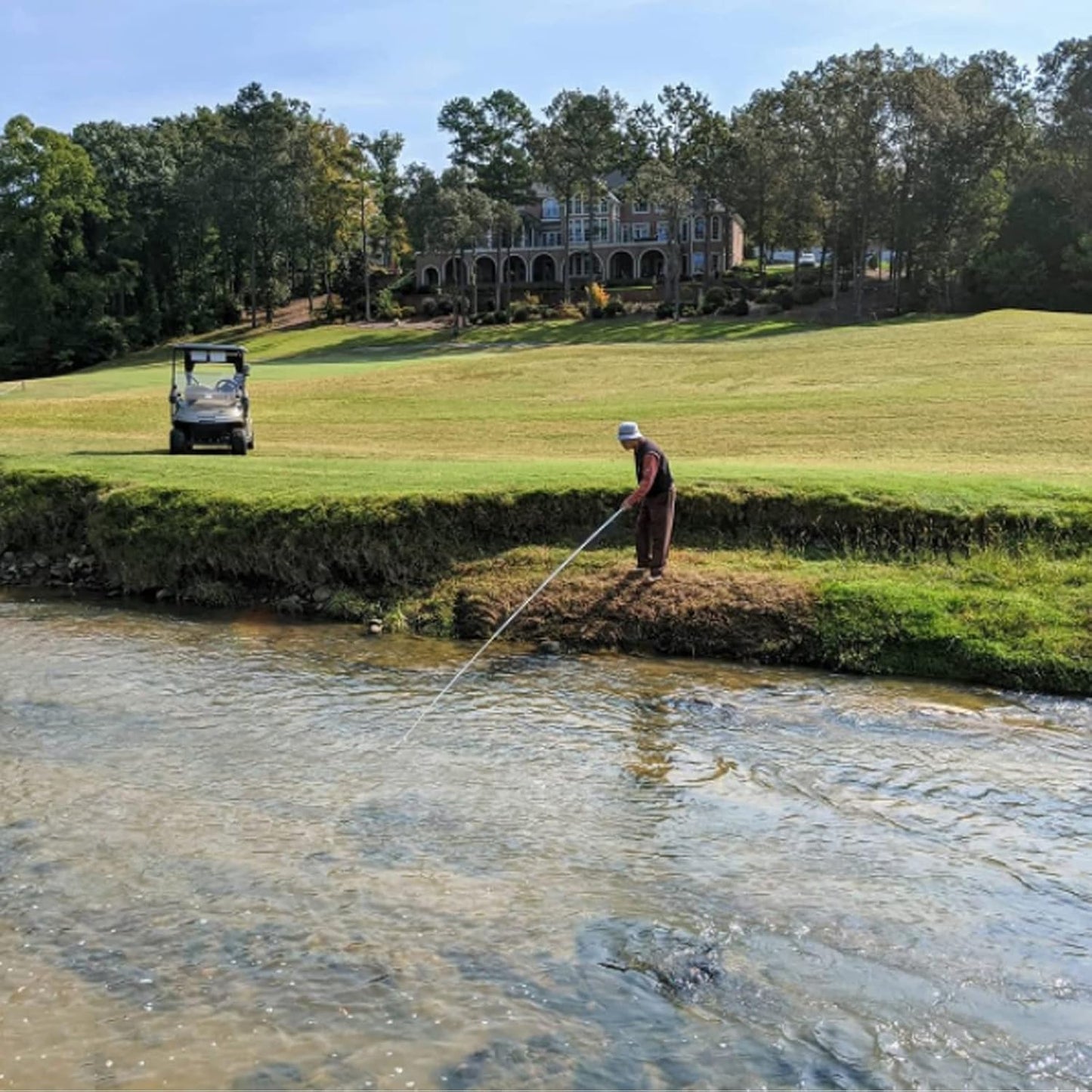 HOW TRUE Golf Ball Retriever, 15ft 18ft Aluminum Alloy Golf Ball Retriever for Water Telescopic Golf Ball Picker Upper, Golf Accessories for Men