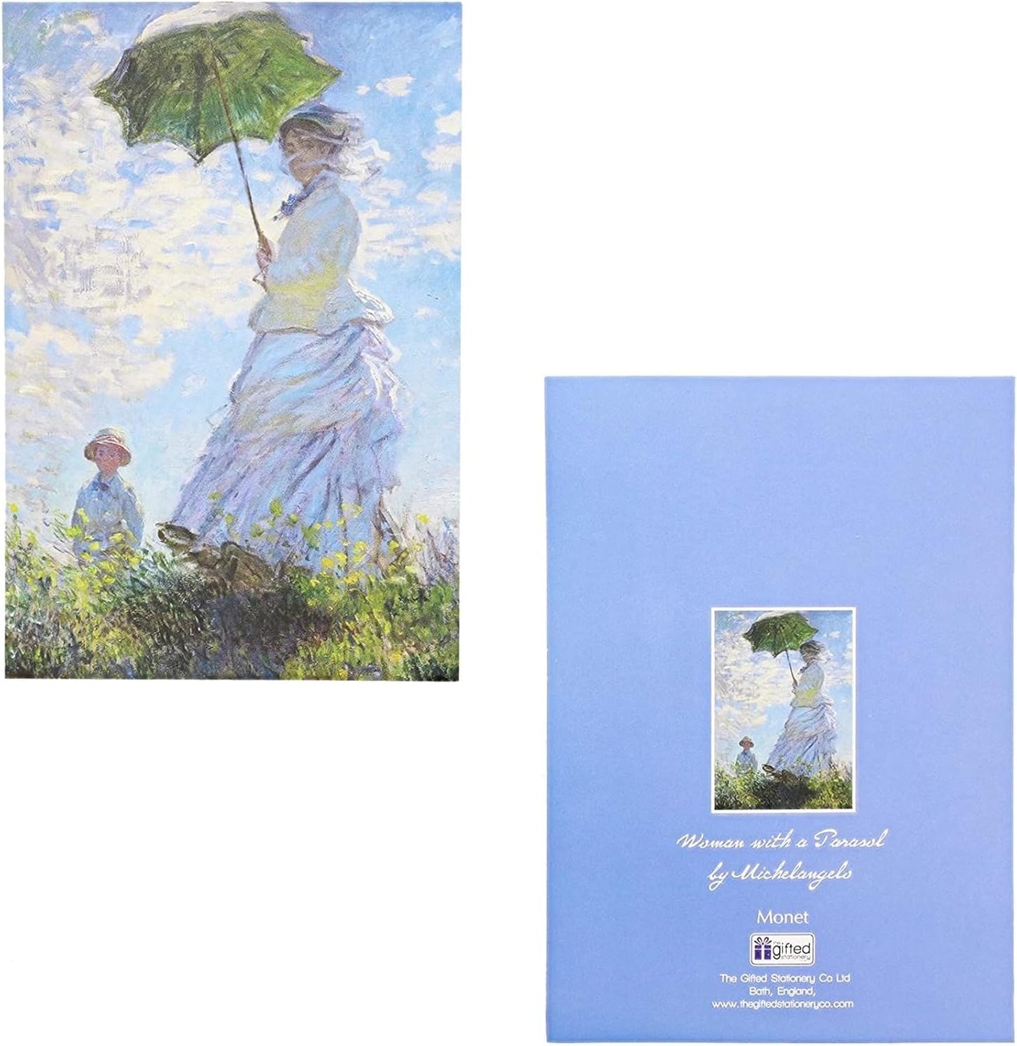 The Gifted Stationery Assorted All-Occasion Greeting Card Box - Monet-Inspired Art with Envelopes - Versatile Use & Birthday Cards - 6 Unique Designs - 36-Pack, 5 x 3.5 In