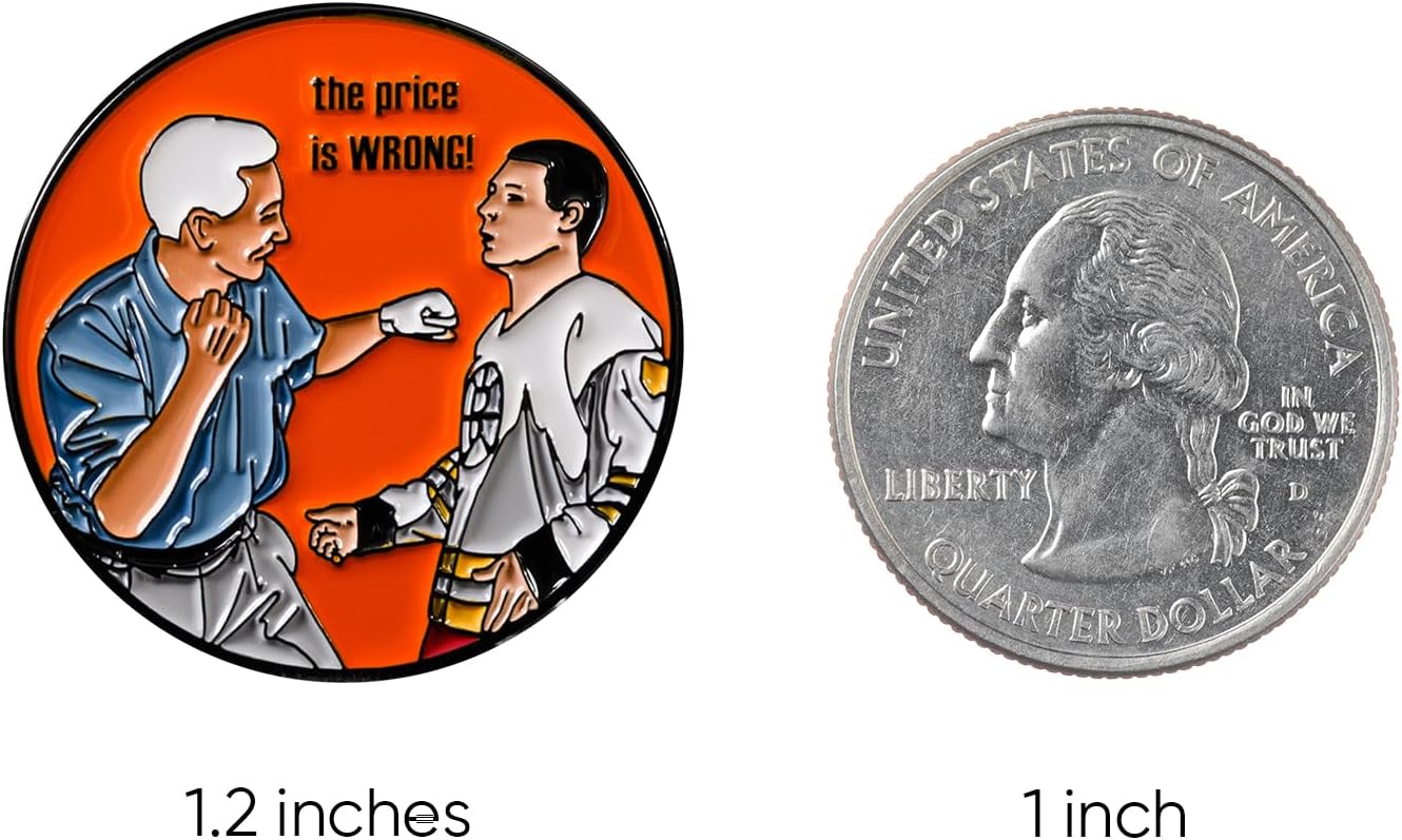 Golf Ball Marker with Magnetic Hat Clip - Funny Golf Gift