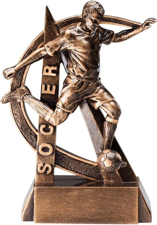Sports Trophy – Ultra Action 6.5 Inch Engraved Resin Award – Personalized Recognition for Kids Youth Teams Schools Adult Leagues Coaches and Achievement Awards