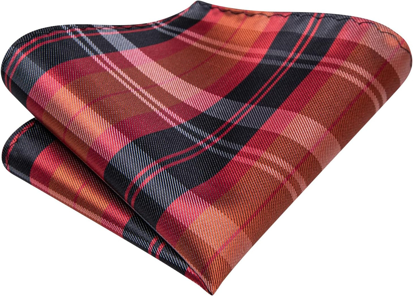 Dubulle Mens Paisley Striped Tie WOVEN Necktie for Men and Handkerchief Cufflinks Set Wedding Formal Business