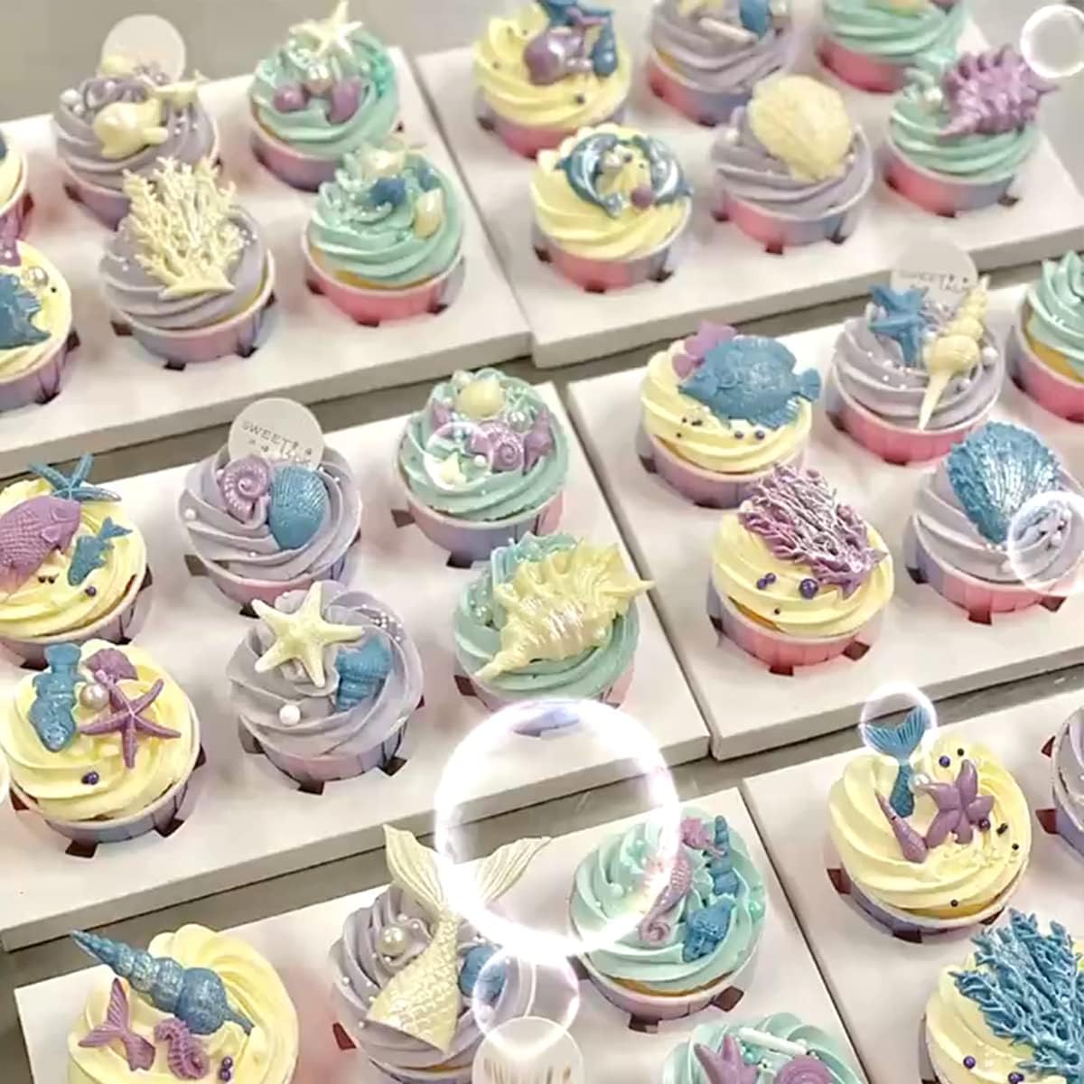 4 PCS Marine Theme Fondant Silicone Mold Hippocampus Turtle octopus Shape DIY Handmade Baking Tools, For Theme Cake Cookie Chocolate Candy Decoration Fondant Polymer Clay