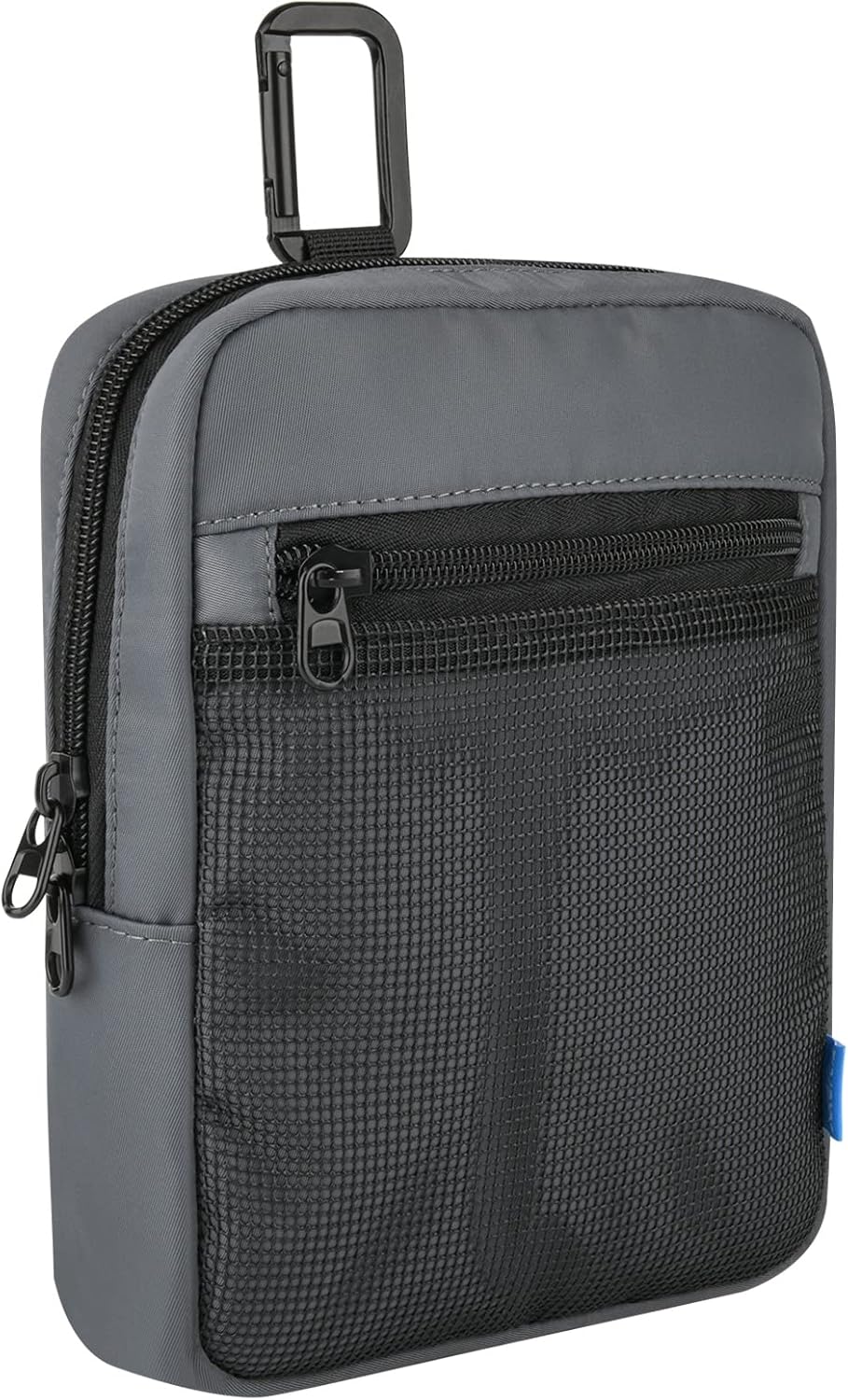 Xxerciz Golf Ball Pouch Bag Multi Pocket with Clip, Durable Nylon Golf Accessory Bag Organizer for Extra Phone, Ball, Tees, Pencils, Wallet, Ball Markers