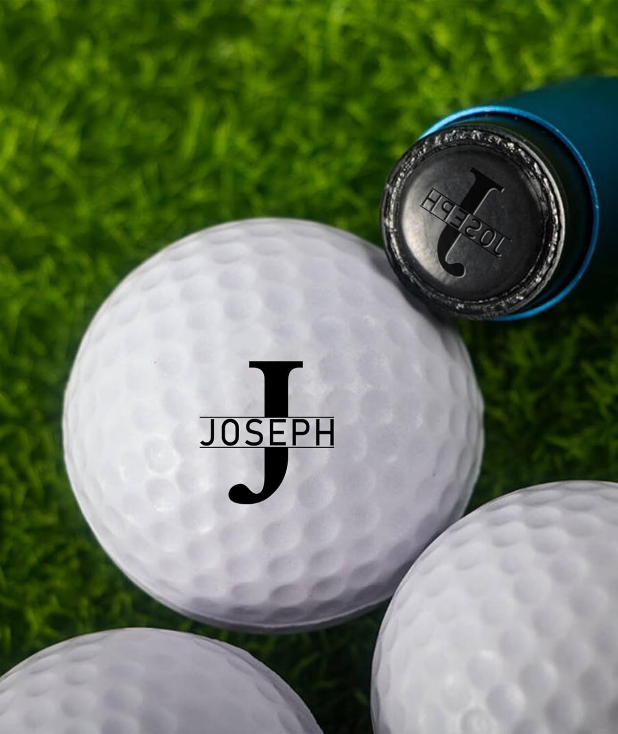 Custom Golf Ball Stamp, Personalized Golf Ball Marker Stamp, Waterproof Golf Ball Stamper with Monogram Logo Design, Golf Accessories Customized Golf Gifts