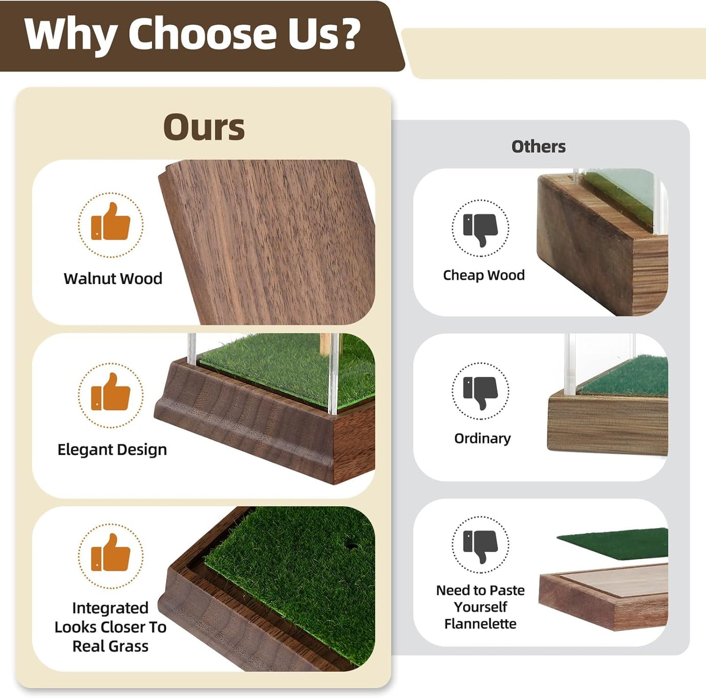 Golf Ball Display Case Hole in One Golf Ball Display Case Walnut Wood Base Acrylic Golf Ball Holder Display Uv Protection Golfball Stand,Golf Office Decor Gifts for Men