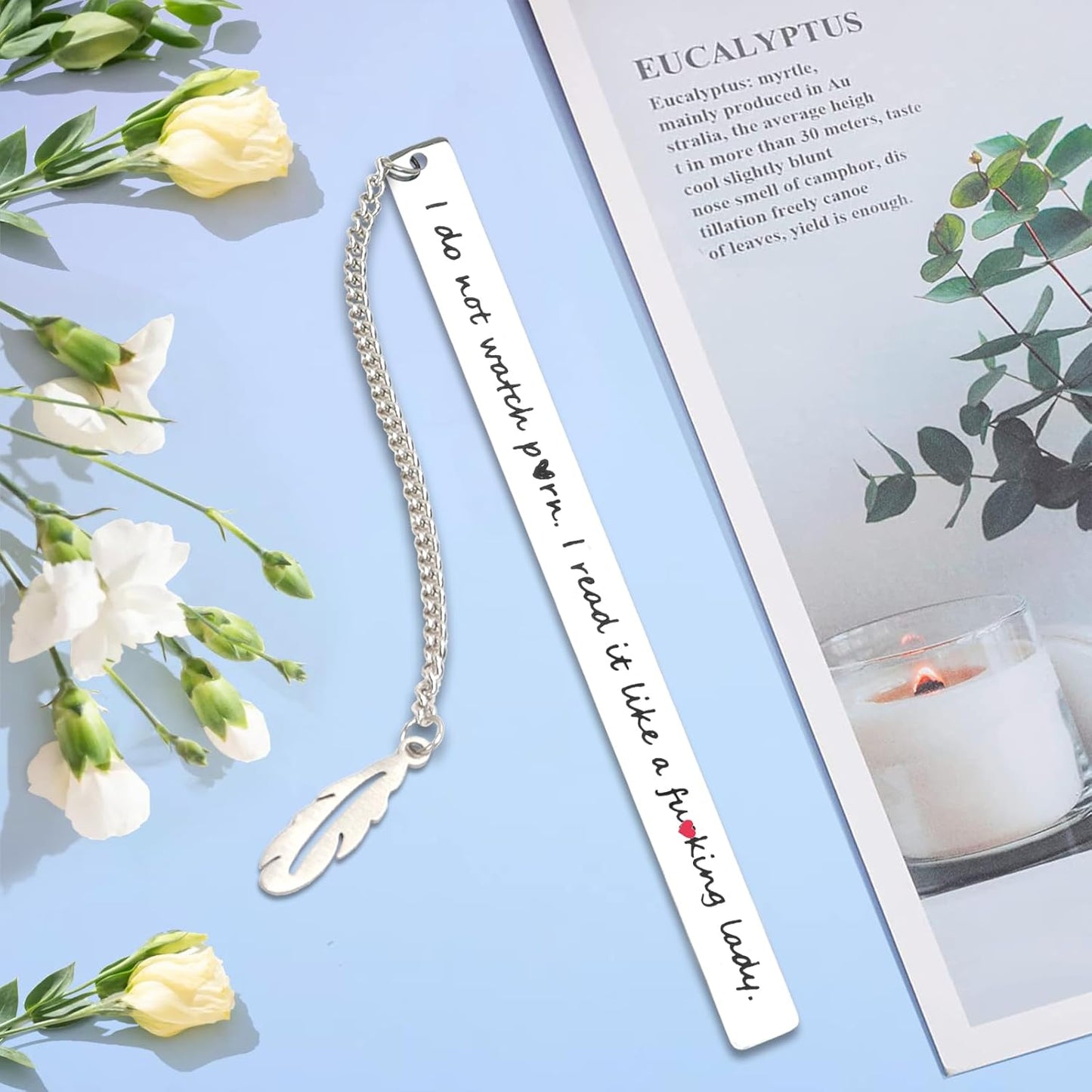 Funny Bookmarks for Women, Book Accessories for Reading Lovers Writers Friends Teachers Coworker Family Teens Boys Girls, Inspirational Reading Gifts for Christmas New Year Birthday