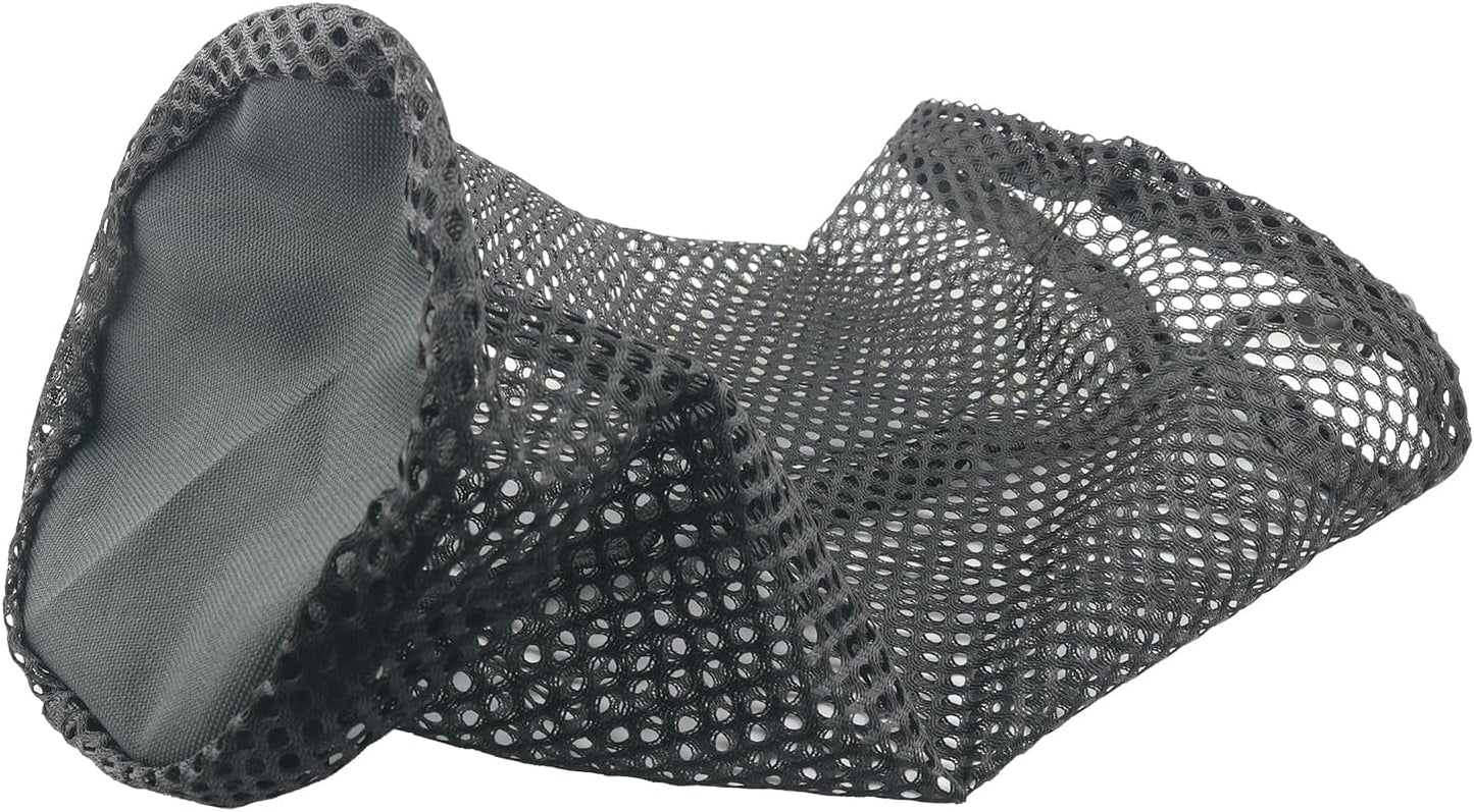 Black Golf Ball Bag - Large Size Holds 48-56 Balls, Pocket Style Nylon Mesh With Locking Drawstring Closure, Breathable Netting Carrying Storage Pouch