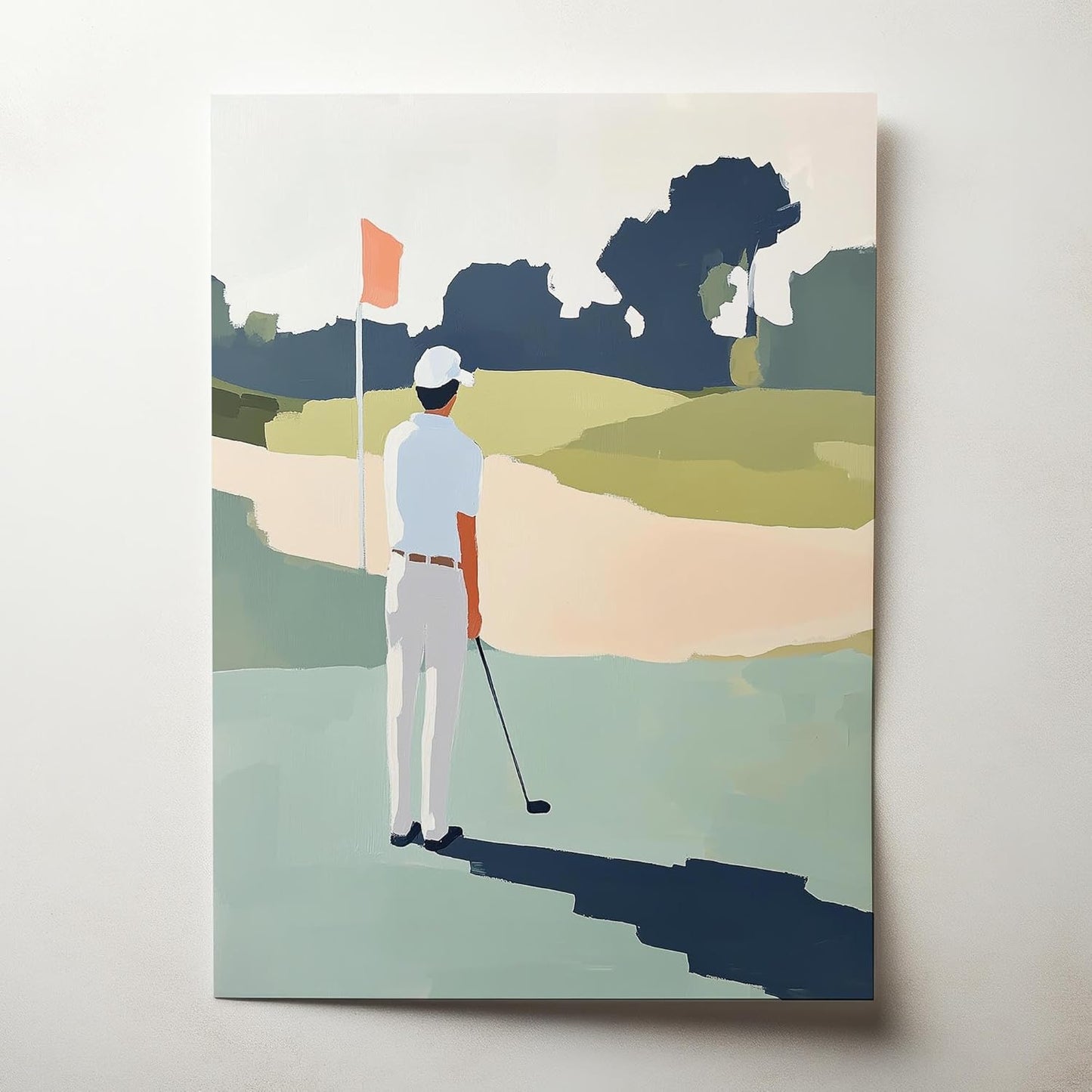 Golf Impressionist Art Print Posters - Premium Giclee Fine Art Prints - Sporty and Sophisticated Home Decor Posters, Golfer Art Prints for Home and Office Decor - Vintage Aesthetic, Ready to Frame