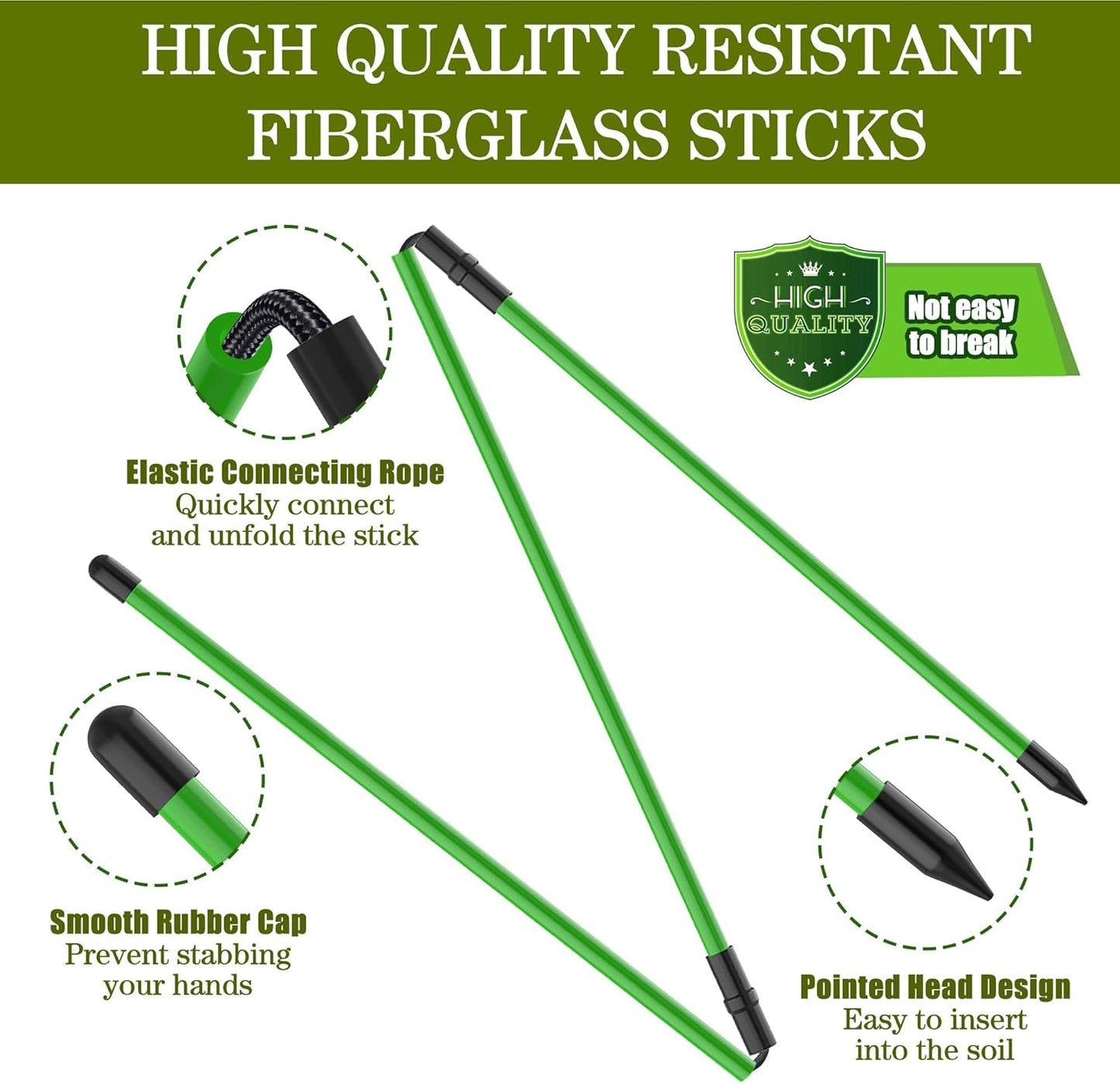 Golf Alignment Sticks 2 Pack,Upgraded 48" Collapsible Alignment Stick Golf Training Aid for Aiming, Putting, Swing Trainer, Golf Training Sticks with Clear Tube Case