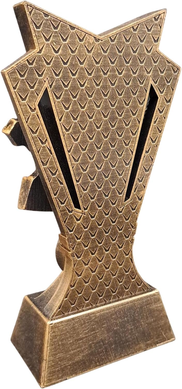 Champion V Sports Trophy Award with Custom Engraving – Recognition Trophy for Kids and Adults Team Awards for Competitions School Sports Student Athletes MVPs Tournaments and Celebrations